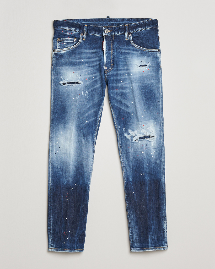 Homme | Jeans | Dsquared2 | Skater Jeans Deep Blue Wash