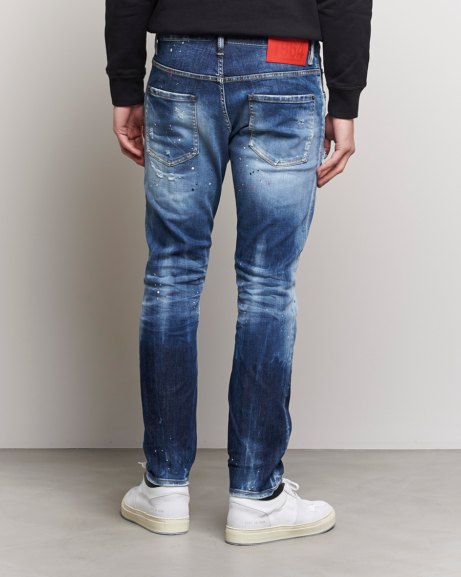 Homme | Jeans | Dsquared2 | Skater Jeans Deep Blue Wash