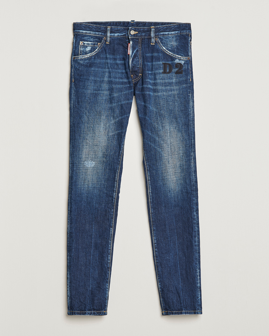 Homme | Jeans | Dsquared2 | Skater Jeans Dark Blue Wash