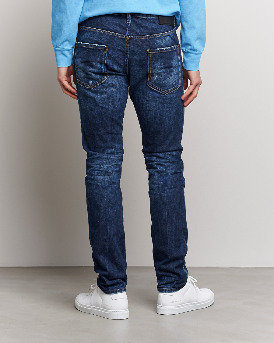 Homme | Jeans | Dsquared2 | Skater Jeans Dark Blue Wash