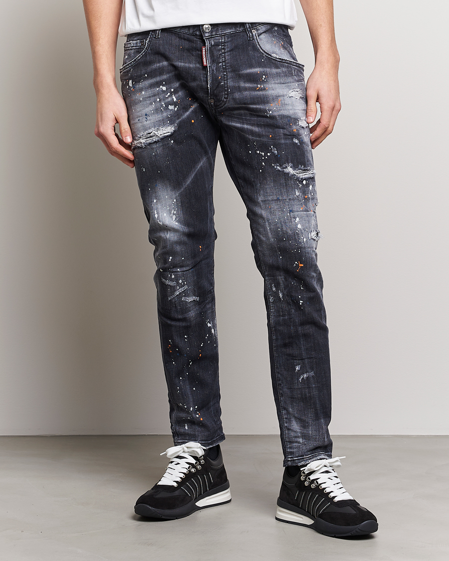Homme | Jeans | Dsquared2 | Skater Jeans Black Wash