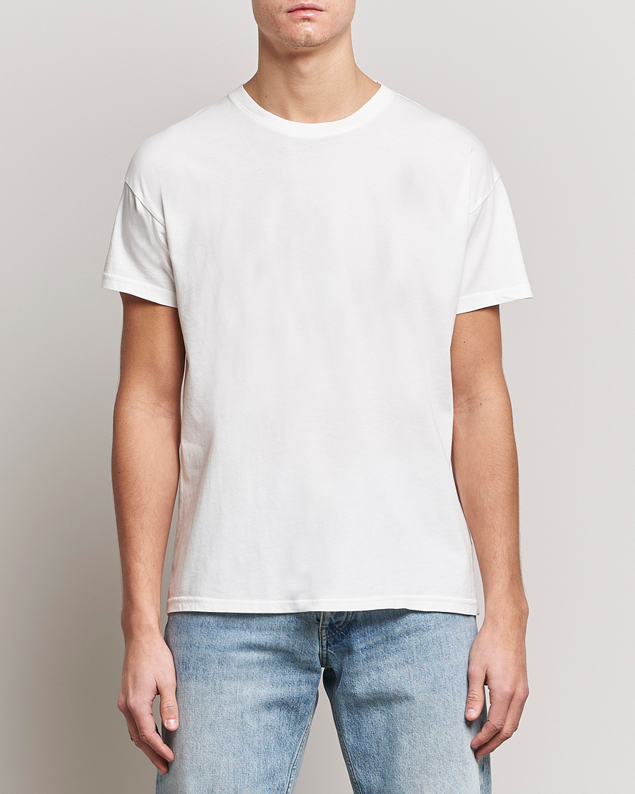 Homme | T-Shirts Blancs | Jeanerica | Marcel Crew Neck T-Shirt White
