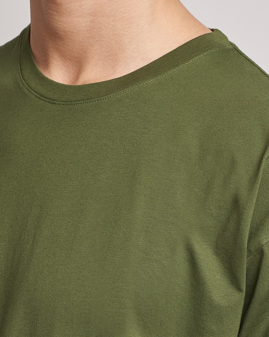 Homme | T-shirts | Jeanerica | Marcel Crew Neck T-Shirt Army Green