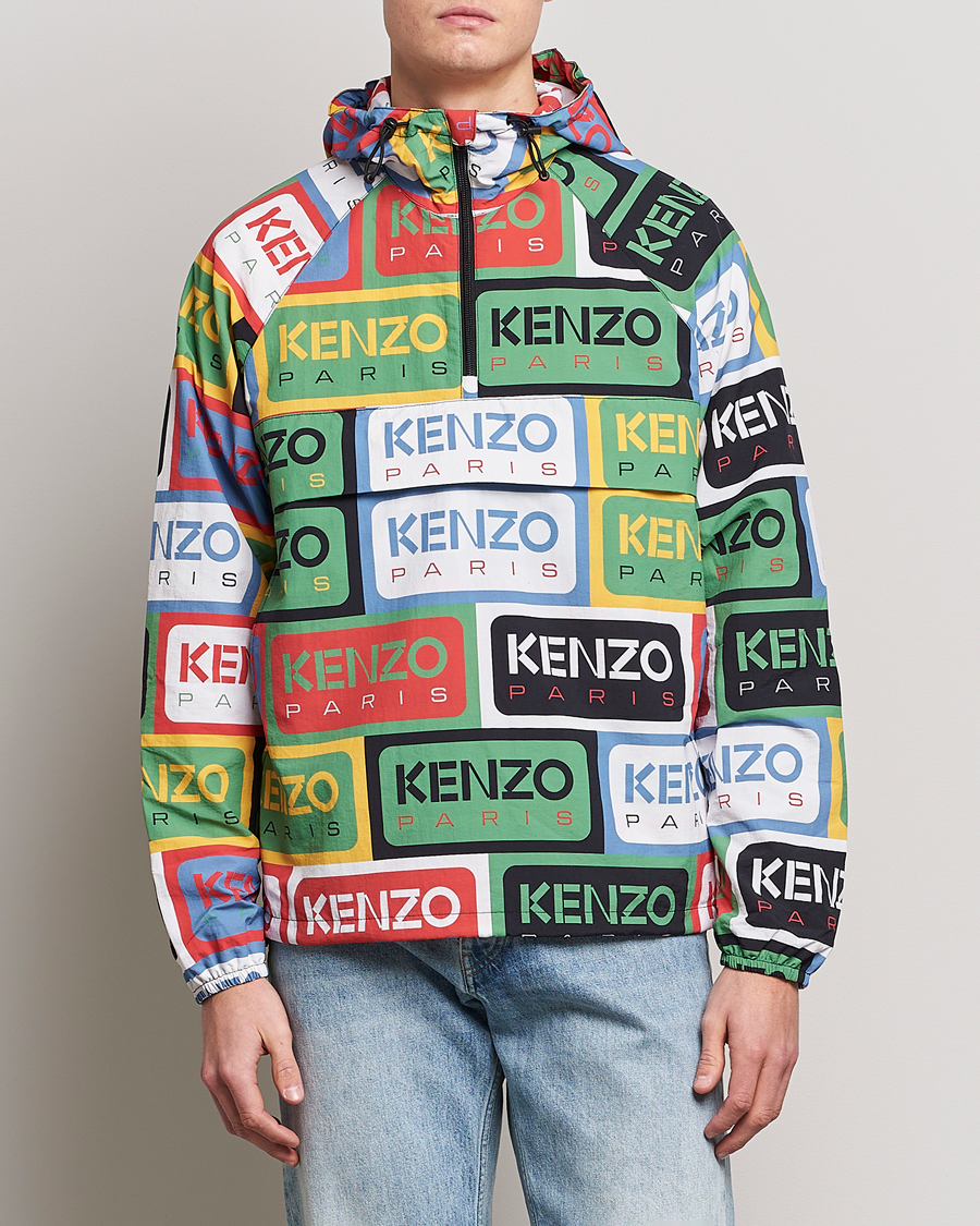 Homme | Manteaux Et Vestes | KENZO | Label Packable Anorak Mulit