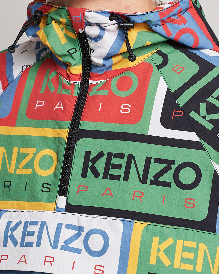 Homme | Manteaux Et Vestes | KENZO | Label Packable Anorak Mulit