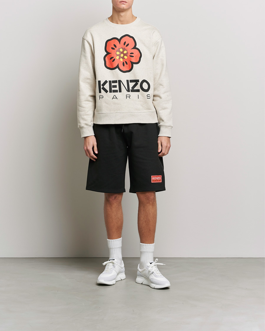 Homme | Shorts | KENZO | Paris Logo Classic Shorts Black