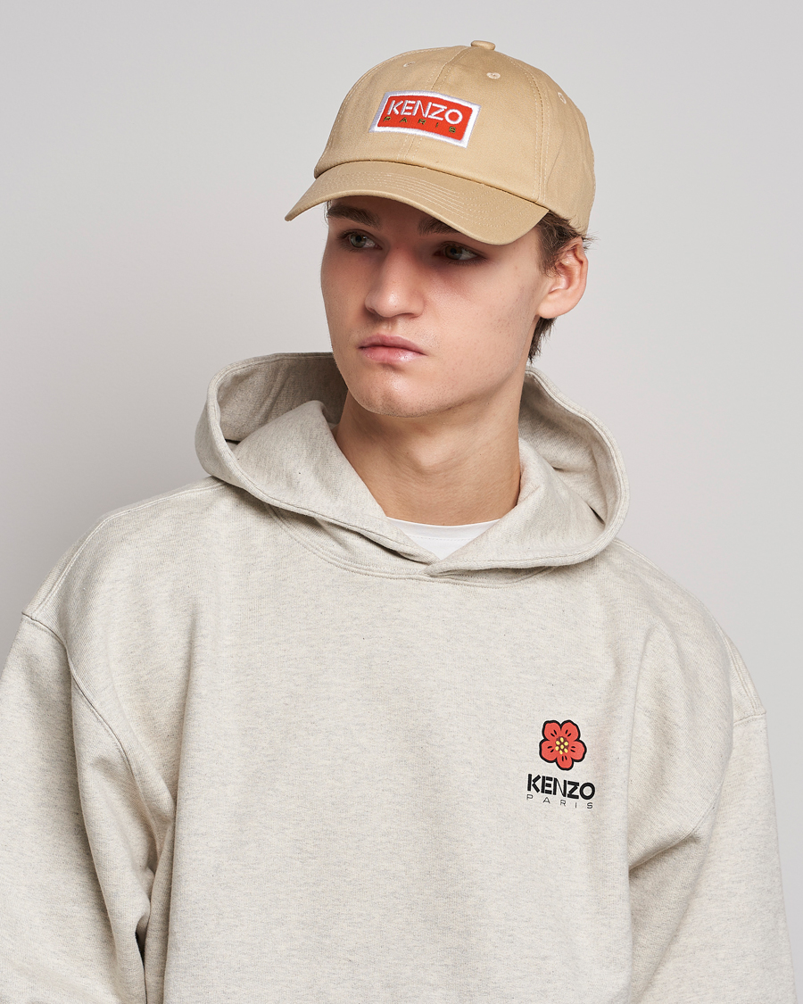 Homme | KENZO Cotton Canvas Cap Beige | KENZO | Cotton Canvas Cap Beige