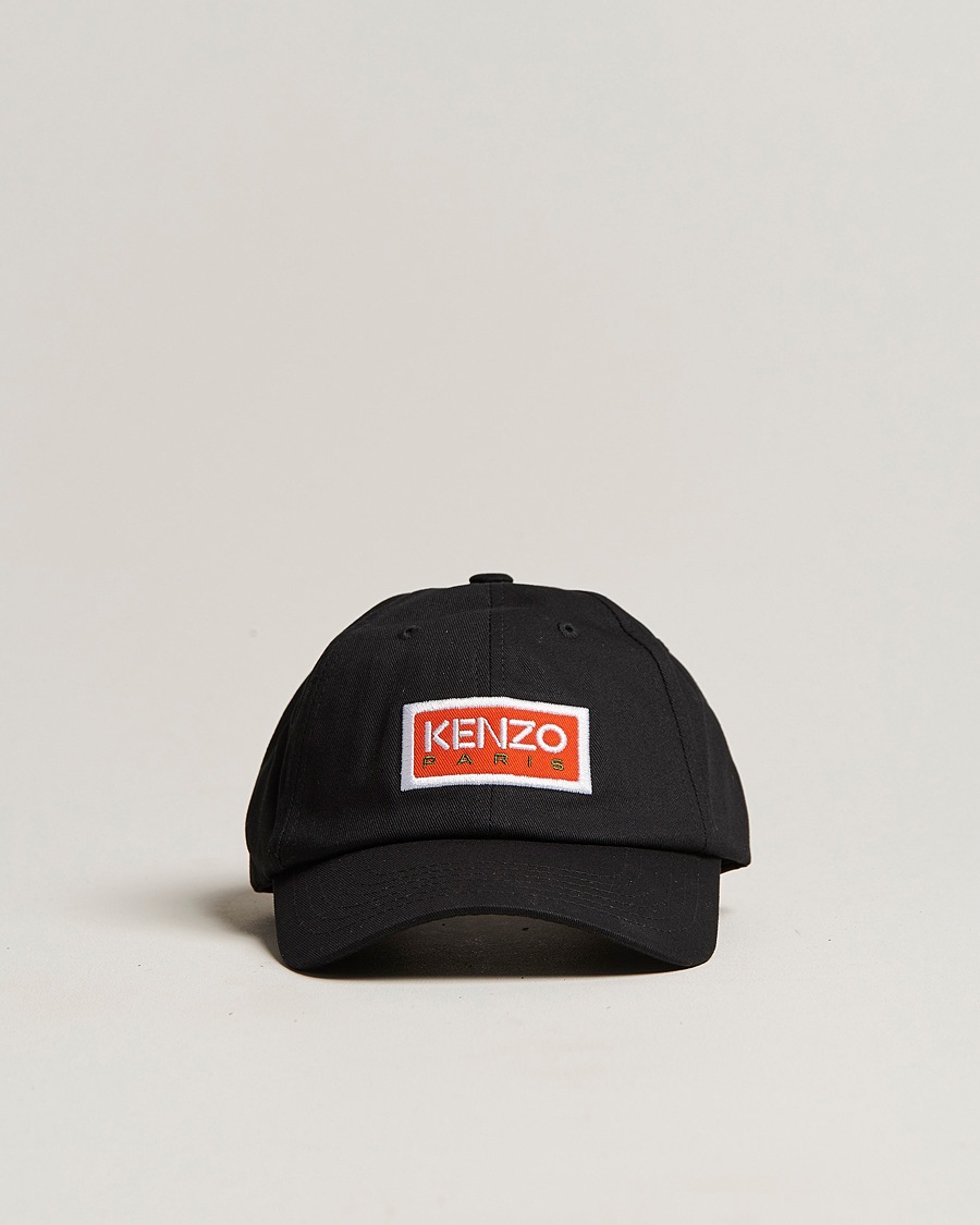 Homme | KENZO Cotton Canvas Cap Black | KENZO | Cotton Canvas Cap Black