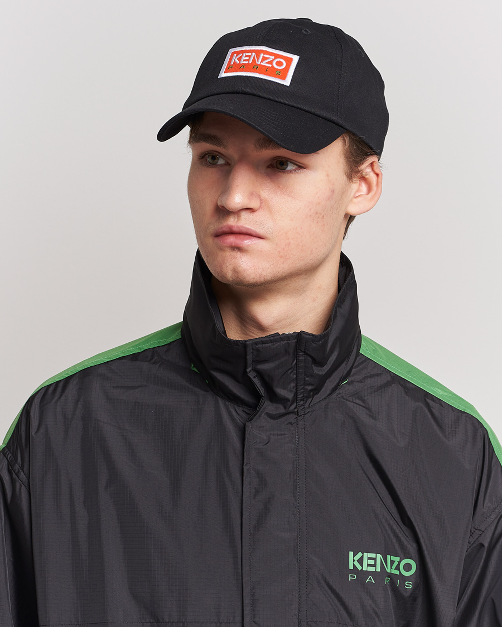 Homme | KENZO Cotton Canvas Cap Black | KENZO | Cotton Canvas Cap Black