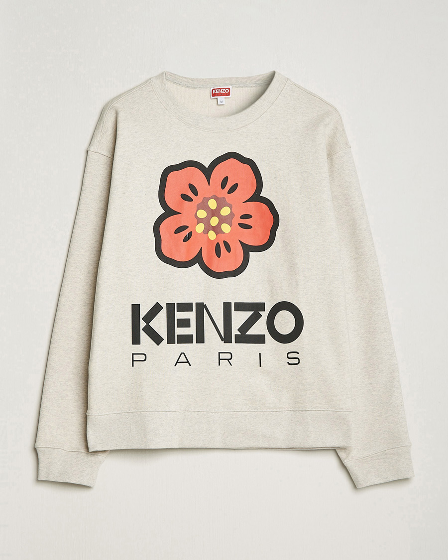 Homme | Pulls Et Tricots | KENZO | Boke Flower Sweatshirt Pale Grey