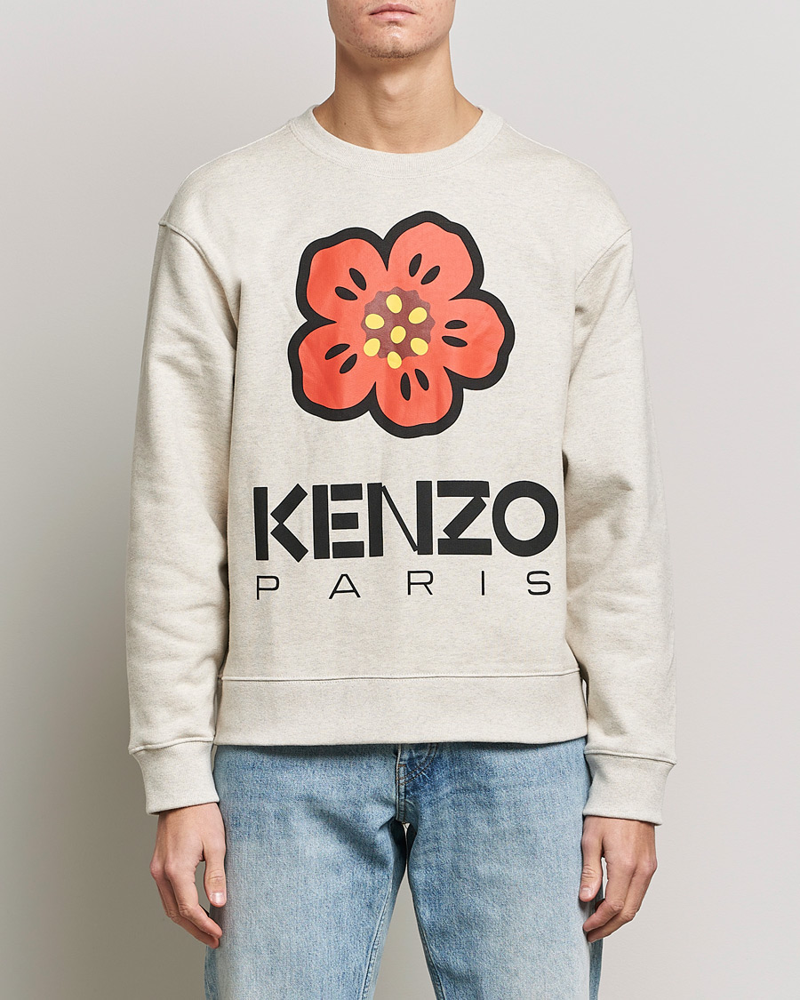 Homme | Pulls Et Tricots | KENZO | Boke Flower Sweatshirt Pale Grey
