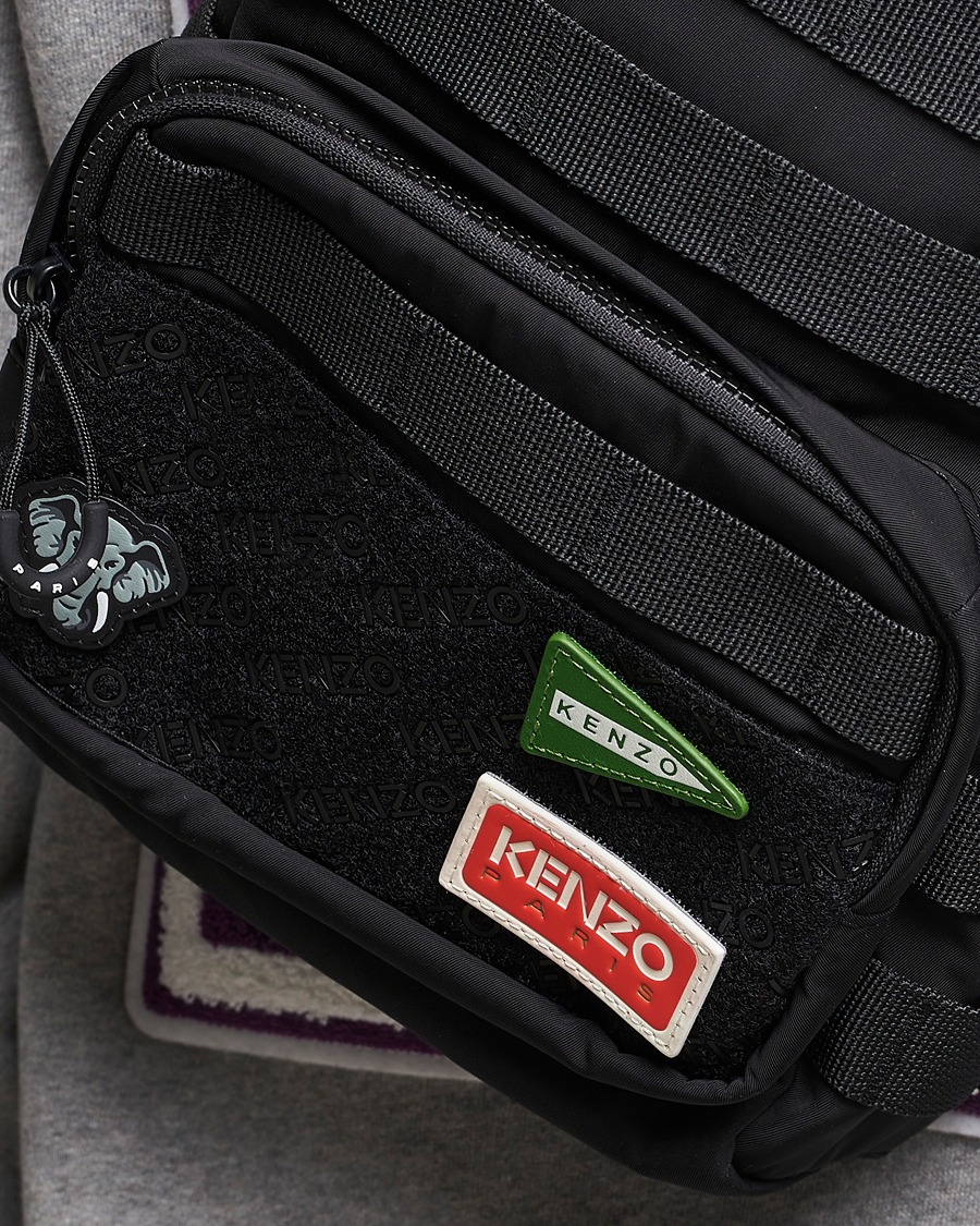 Homme | KENZO One Shoulder Backpack Black | KENZO | One Shoulder Backpack Black