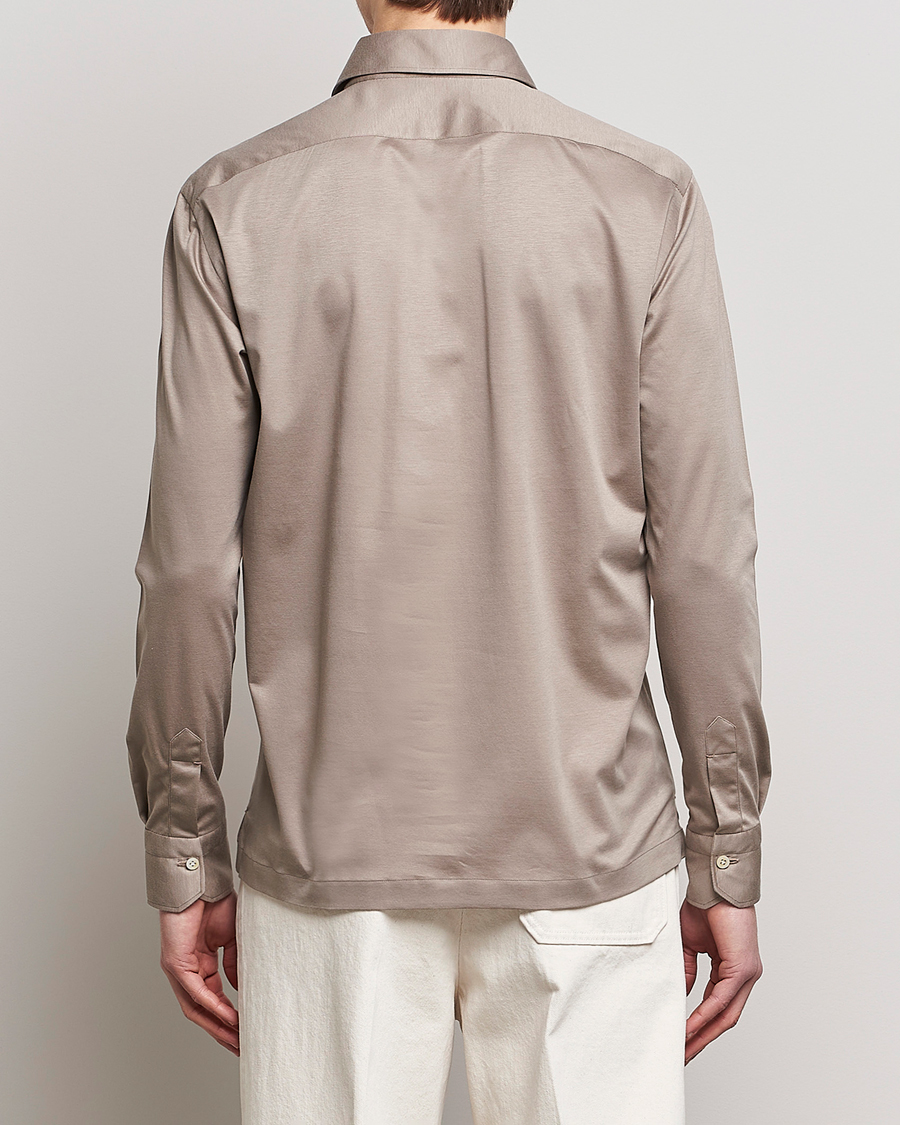 Homme | Chemises | Kiton | Popover Shirt Beige