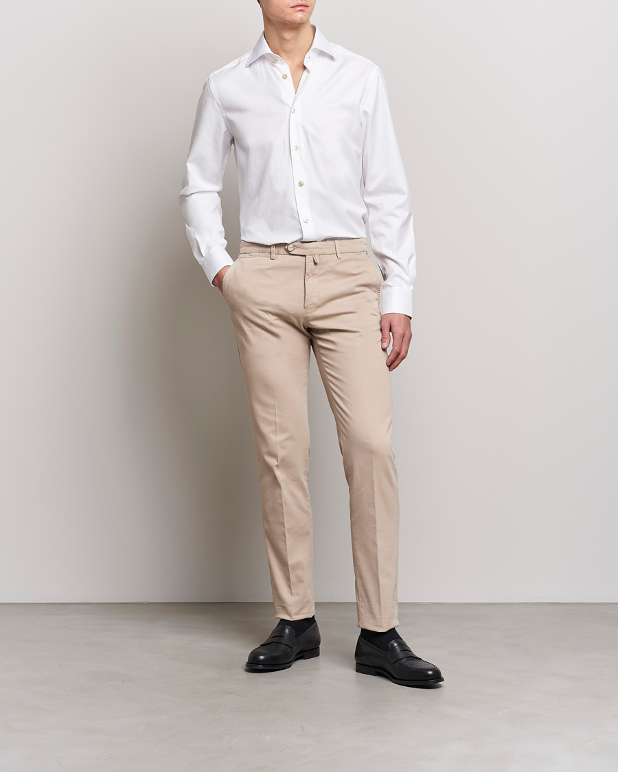 Homme | Chemises | Kiton | Slim Fit Dress Shirt White