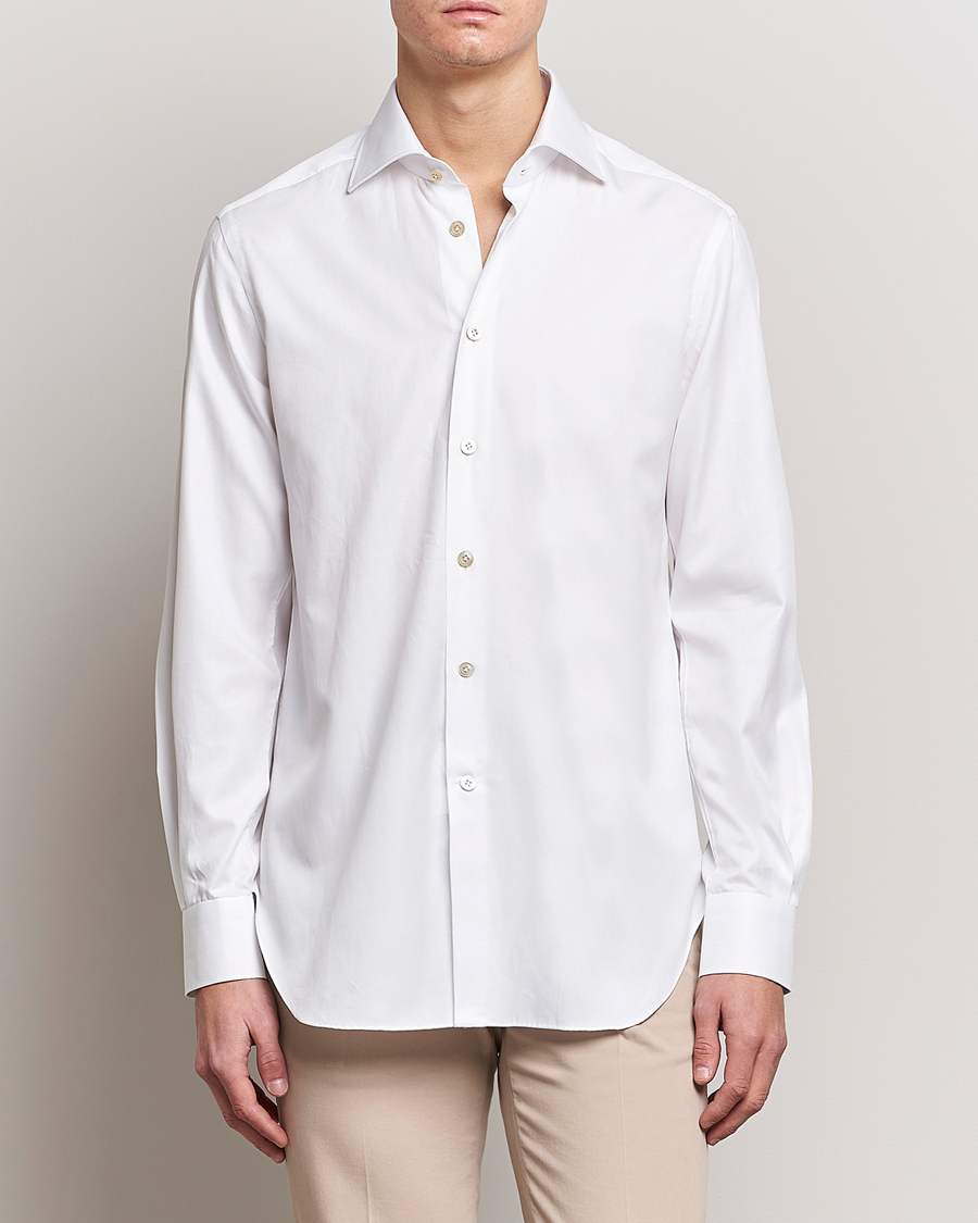Homme | Chemises | Kiton | Slim Fit Dress Shirt White
