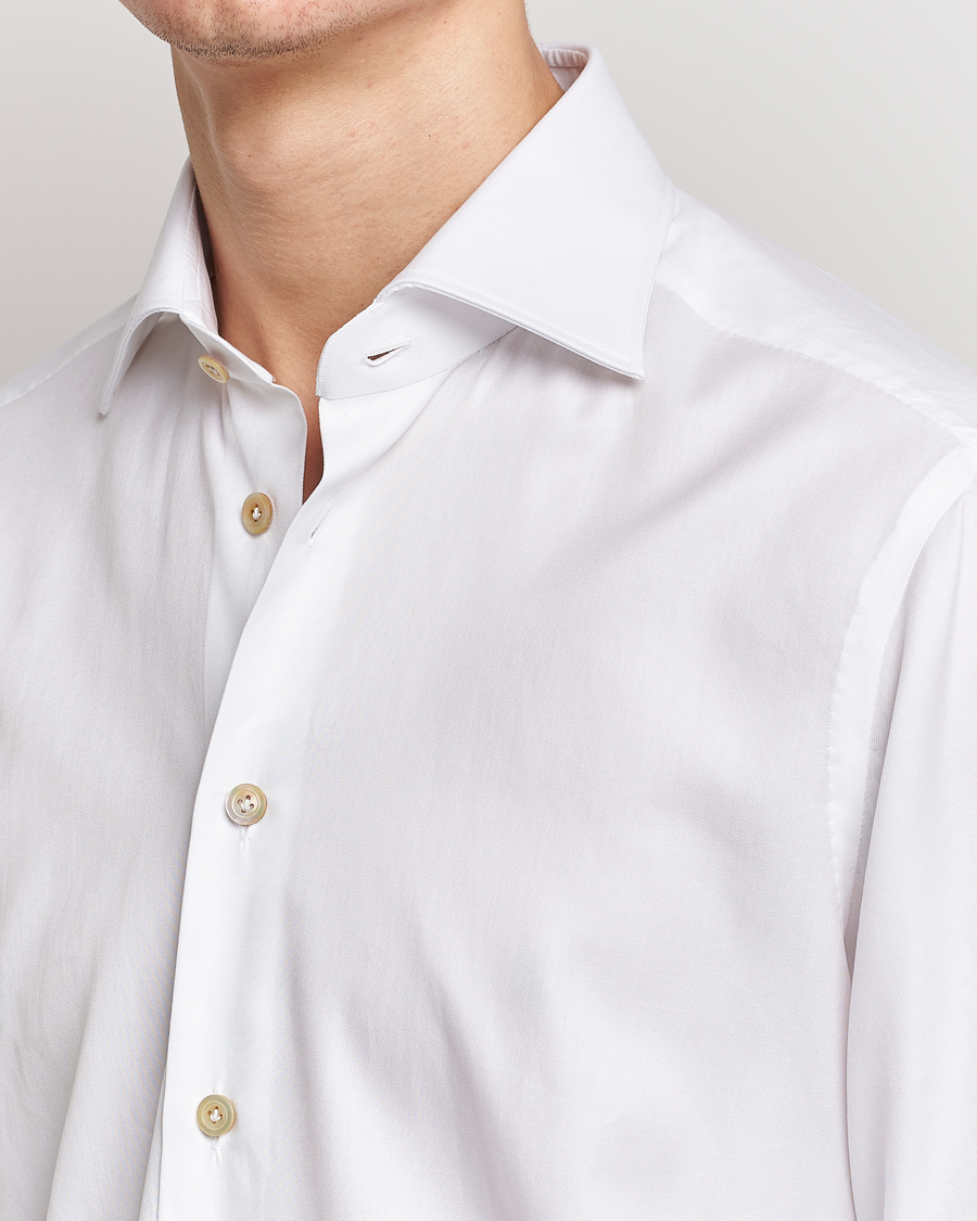 Homme | Chemises | Kiton | Slim Fit Dress Shirt White