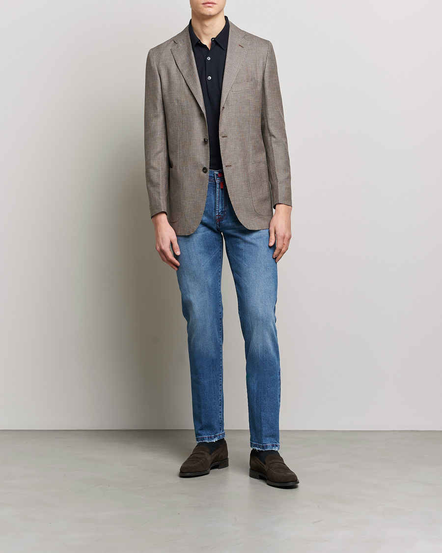 Homme | Jeans | Kiton | Kurabo Denim Jeans Light Indigo