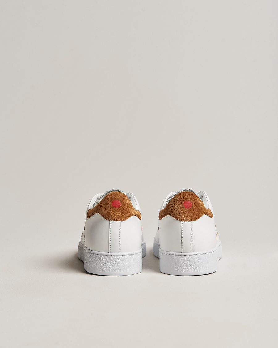 Homme | Kiton Plain Sneakers White Calf | Kiton | Plain Sneakers White Calf