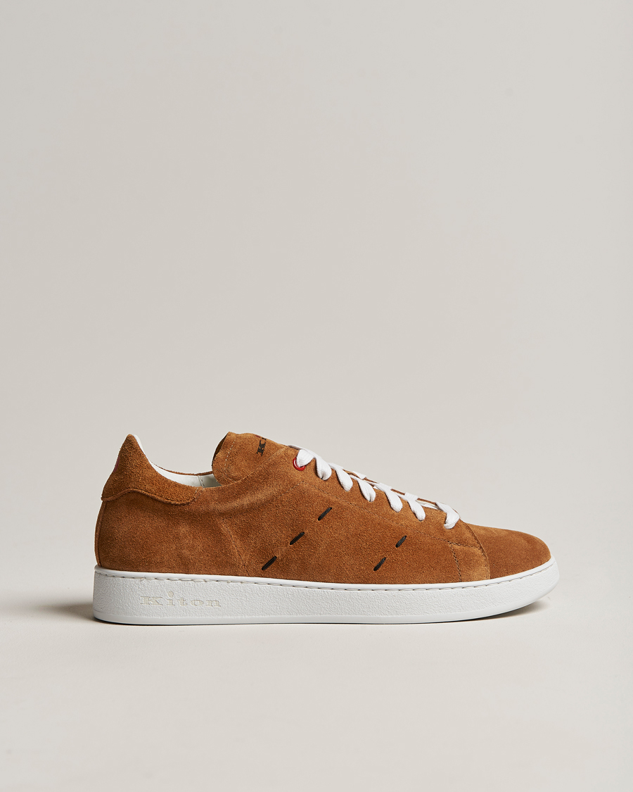 Homme | Kiton Plain Sneakers Brown Suede | Kiton | Plain Sneakers Brown Suede