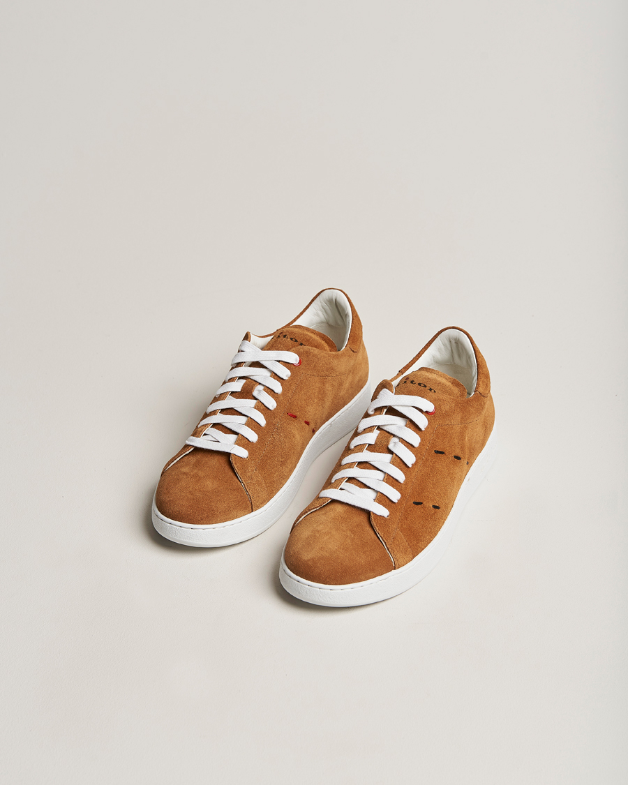 Homme | Kiton Plain Sneakers Brown Suede | Kiton | Plain Sneakers Brown Suede