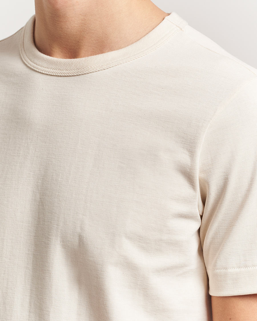 Homme | T-shirts | Merz b. Schwanen | Relaxed Fit Loopwheeled T-Shirt Nature