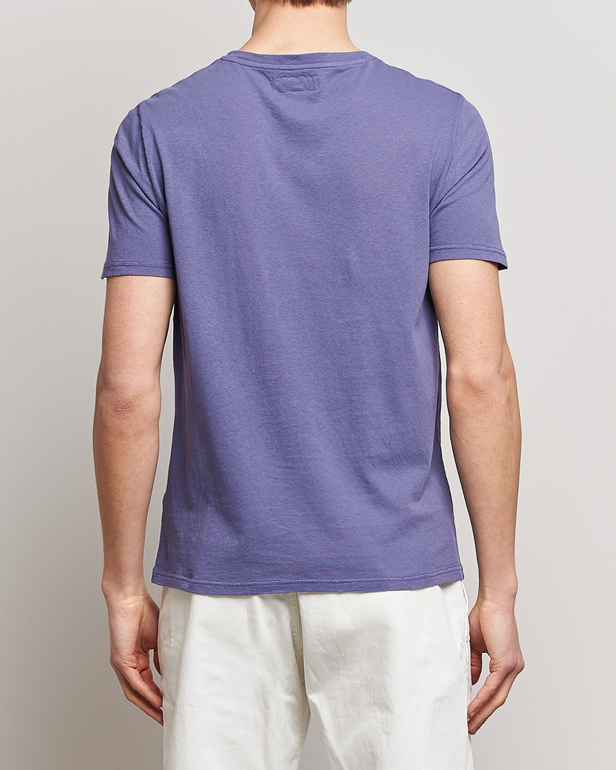 Homme | T-shirts | Merz b. Schwanen | Organic Cotton Washed Crew Neck T-Shirt Purple