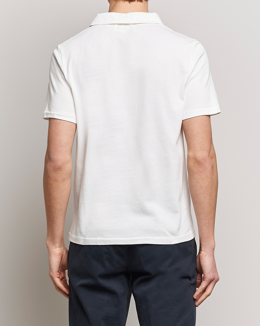Homme | Polos | Merz b. Schwanen | Organic Cotton Washed Polo White