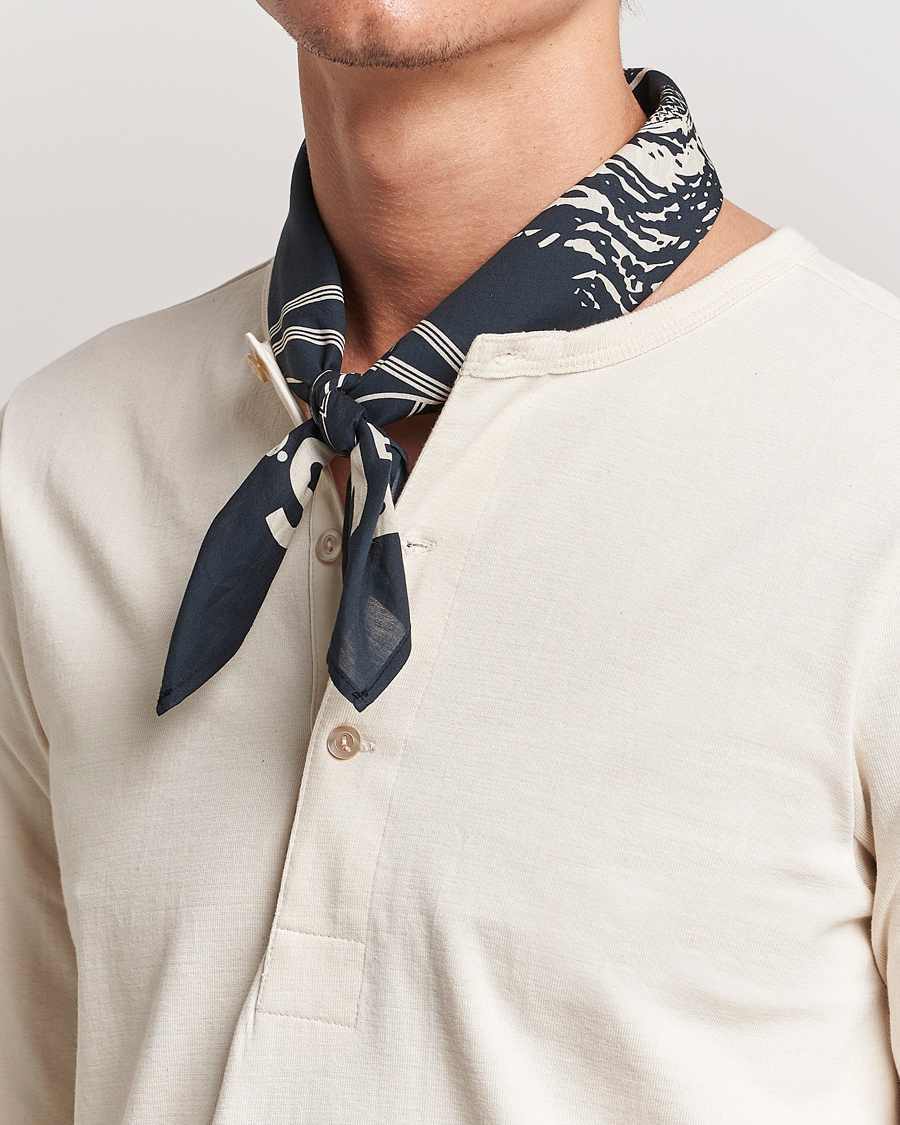 Homme | Écharpes | Merz b. Schwanen | Merz b. SchwanenCotton BandanaCharcoal