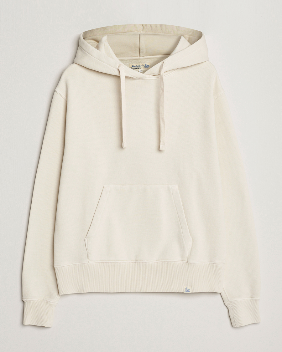 Homme | Pulls Et Tricots | Merz b. Schwanen | Organic Cotton Washed Hoodie Oat