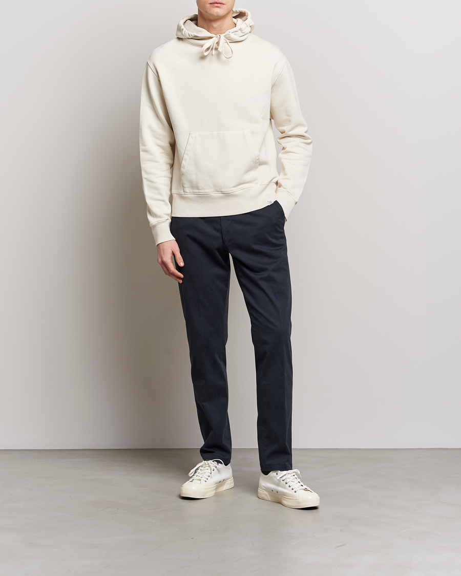 Homme | Pulls Et Tricots | Merz b. Schwanen | Organic Cotton Washed Hoodie Oat