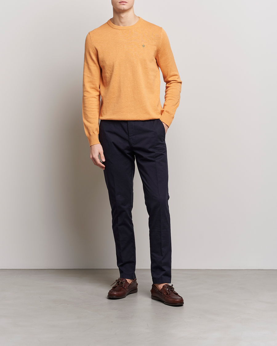 Homme | Pulls Et Tricots | Morris | Harold Summer Crew Neck Orange