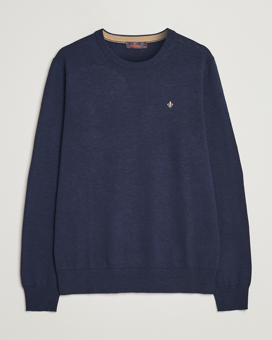 Homme | Pulls Et Tricots | Morris | Harold Summer Crew Neck Blue