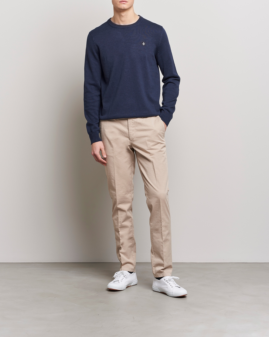 Homme | Pulls Et Tricots | Morris | Harold Summer Crew Neck Blue