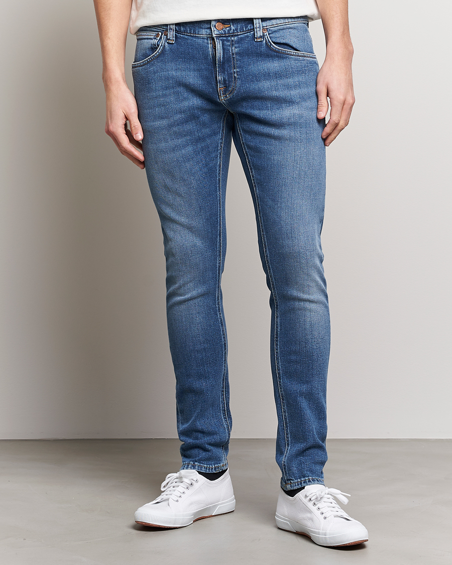 Homme | Jeans | Nudie Jeans | Tight Terry Jeans Inbetween Blues