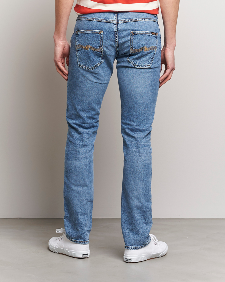 Homme | Jeans | Nudie Jeans | Grim Tim Jeans Worn Pale Blue