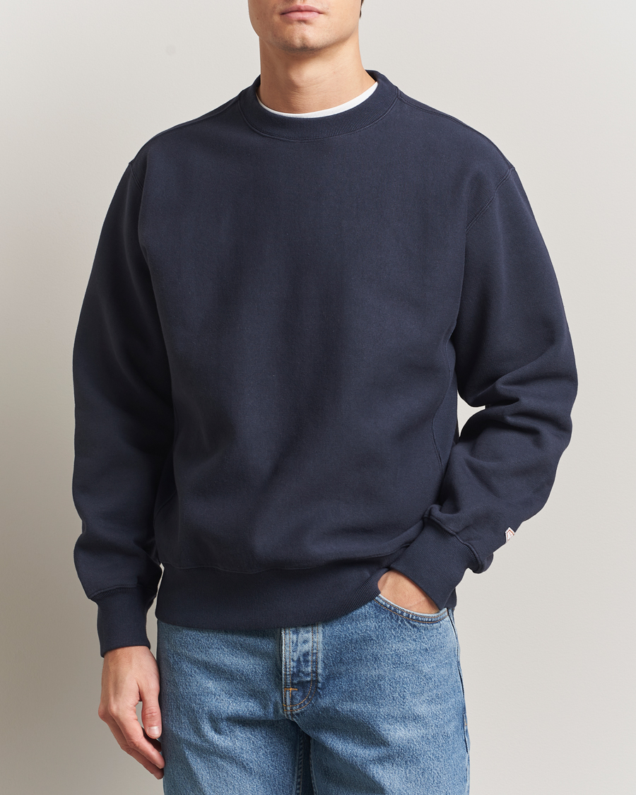 Homme | Pulls Et Tricots | Nudie Jeans | Hasse Crew Neck Sweatshirt Navy