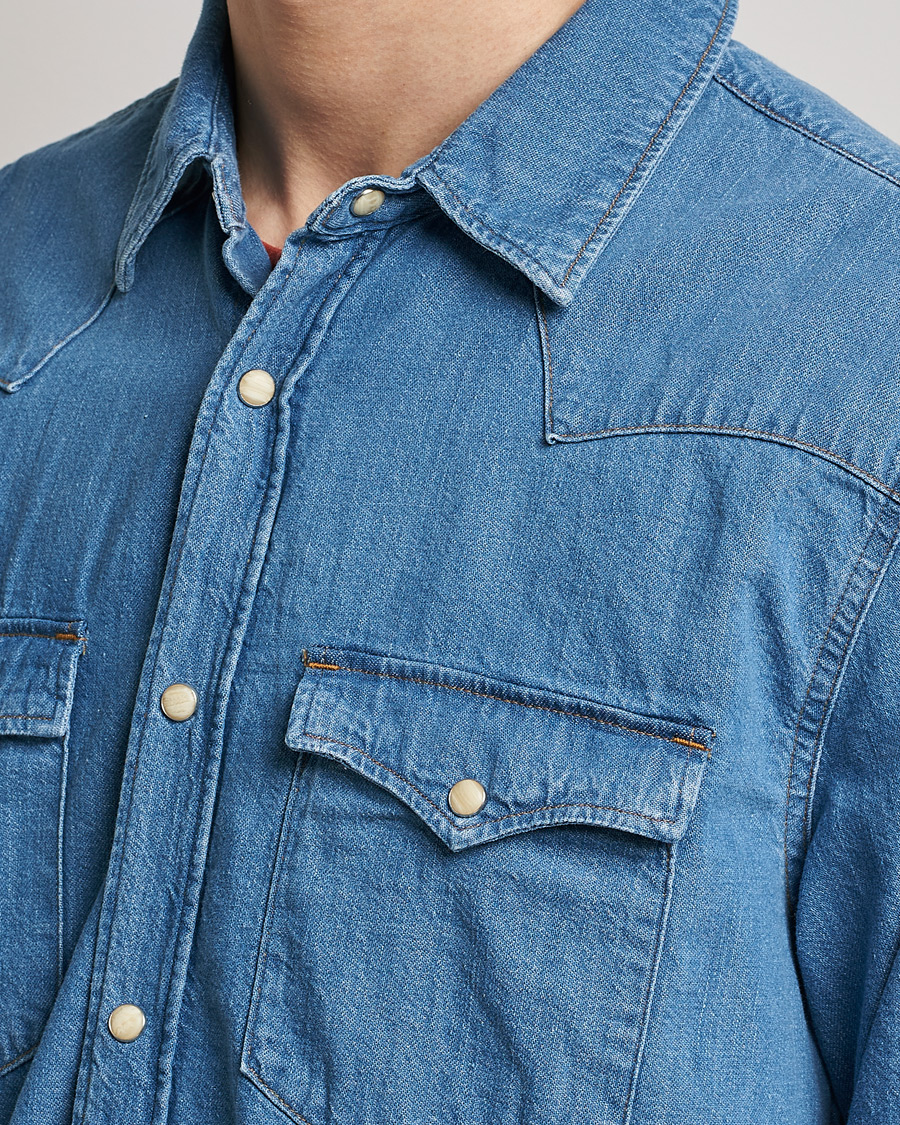 Homme | Chemises | Nudie Jeans | George Denim Shirt Another Kind Of Blue