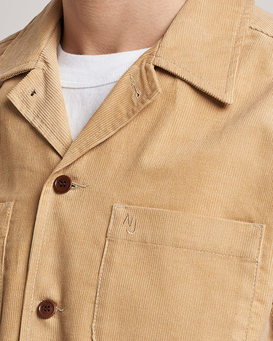 Homme | Chemises | Nudie Jeans | Vincent Cord Overshirt Faded Sun