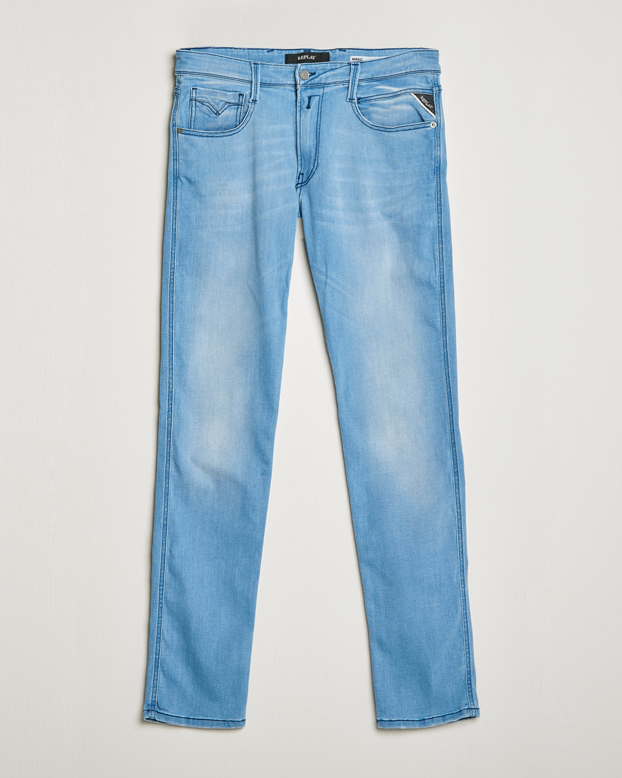 Homme | Jeans | Replay | Anbass Powerstretch Jeans Light Blue