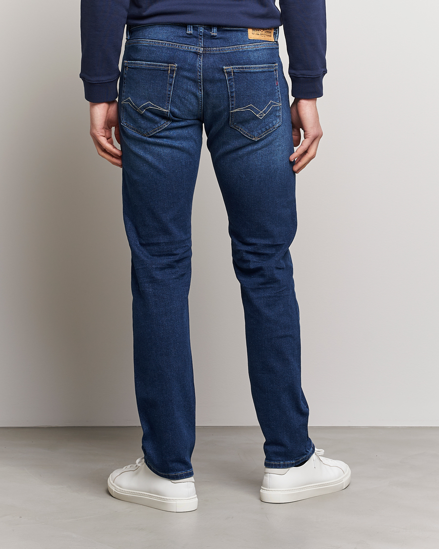 Homme | Jeans | Replay | Grover Straight Fit Stretch Jeans Dark Blue