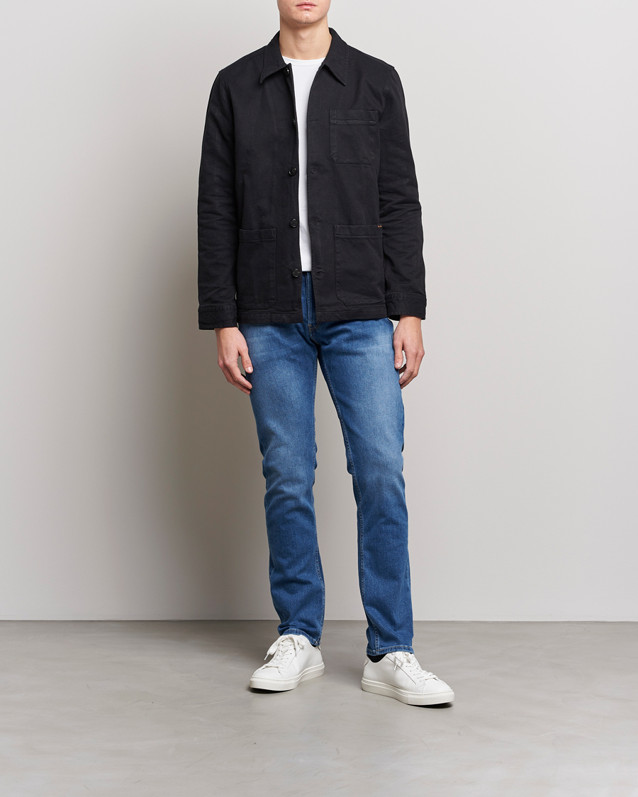 Homme | Jeans | Replay | Grover Straight Fit Stretch Jeans Medium Blue