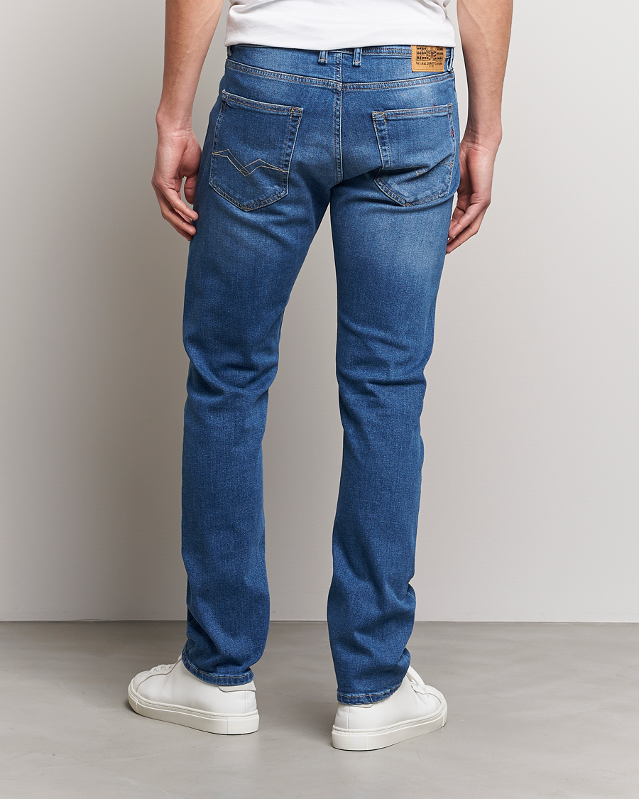 Homme | Jeans | Replay | Grover Straight Fit Stretch Jeans Medium Blue