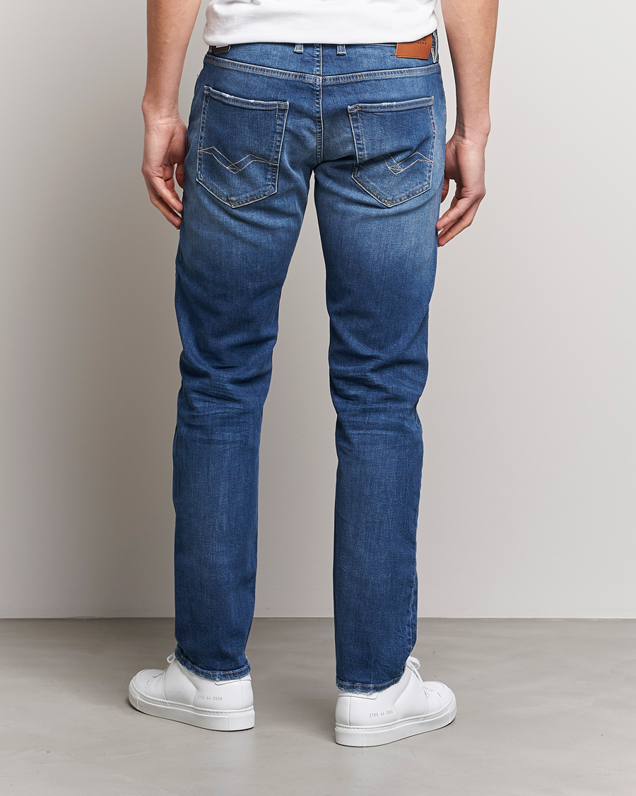 Homme | Jeans | Replay | Grover Straight Fit Stretch Jeans Medium Blue
