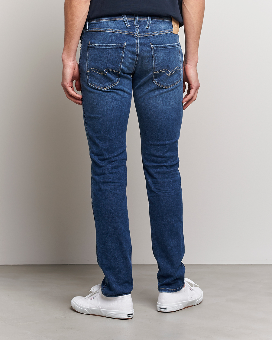 Homme | Jeans | Replay | Anbass Hyperflex Re-Used Jeans Dark Blue