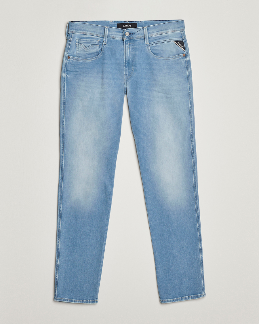 Homme | Jeans | Replay | Anbass Hyperflex Re-Used Jeans Light Blue