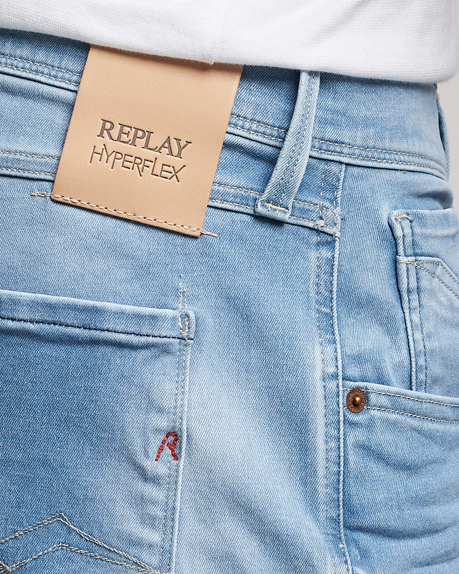 Homme | Jeans | Replay | Anbass Hyperflex Re-Used Jeans Light Blue