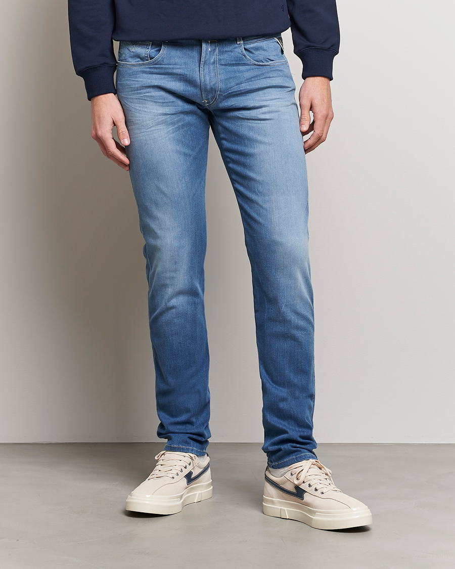 Homme | Jeans | Replay | Anbass Hyperflex Recyceled 360 Jeans Medium Blue
