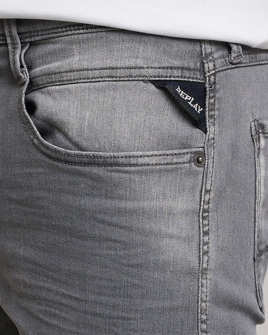 Homme | Jeans | Replay | Anbass Hyperflex Recyceled 360 Jeans Washed Grey