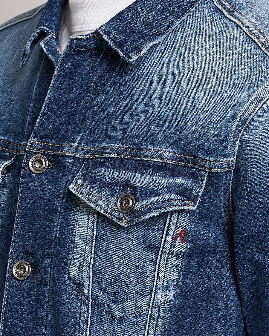 Homme | Manteaux Et Vestes | Replay | Vintage 5 Year Wash Denim Jacket Medium Blue