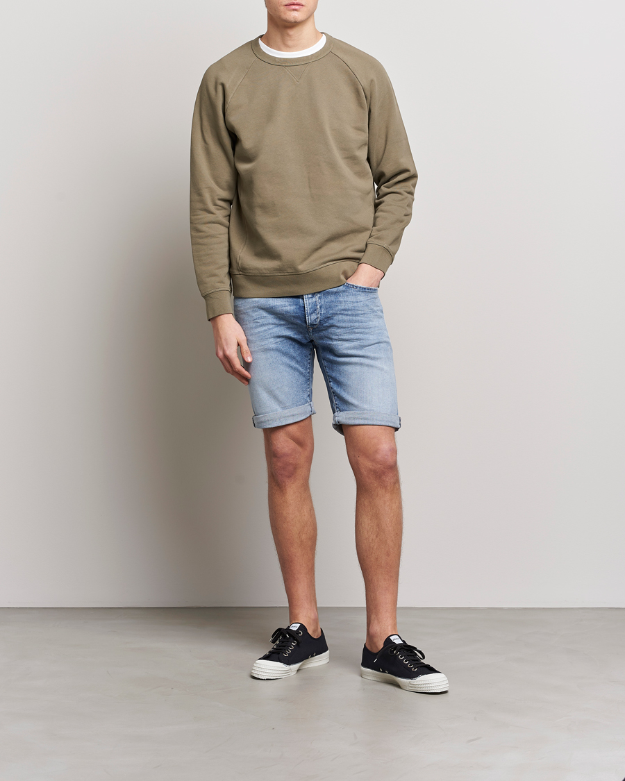 Homme | Shorts | Replay | RBJ901 Super Stretch Bio Denim Shorts Light Blue